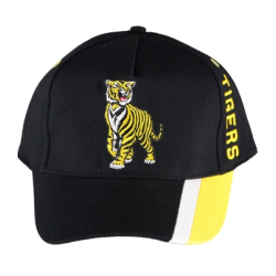 Casquette noire tigre brodé