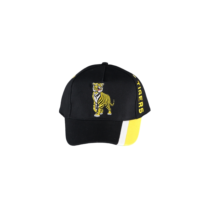 Casquette noire tigre brodé