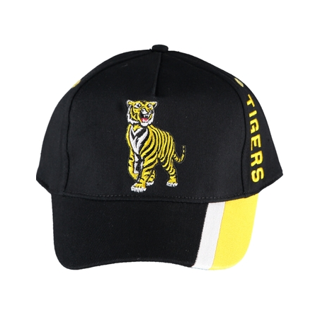 Casquette noire tigre brodé
